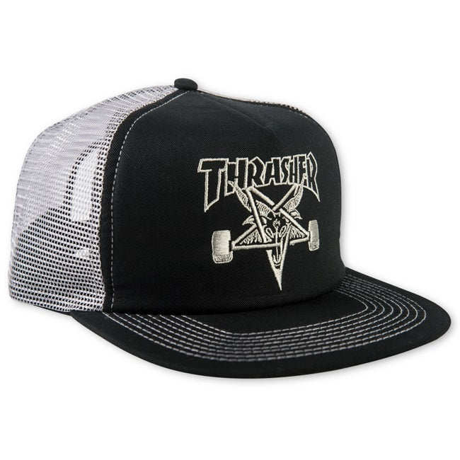 Thrasher skate goat trucker cap