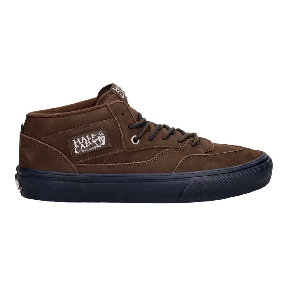 Vans half cab brown leather / blue