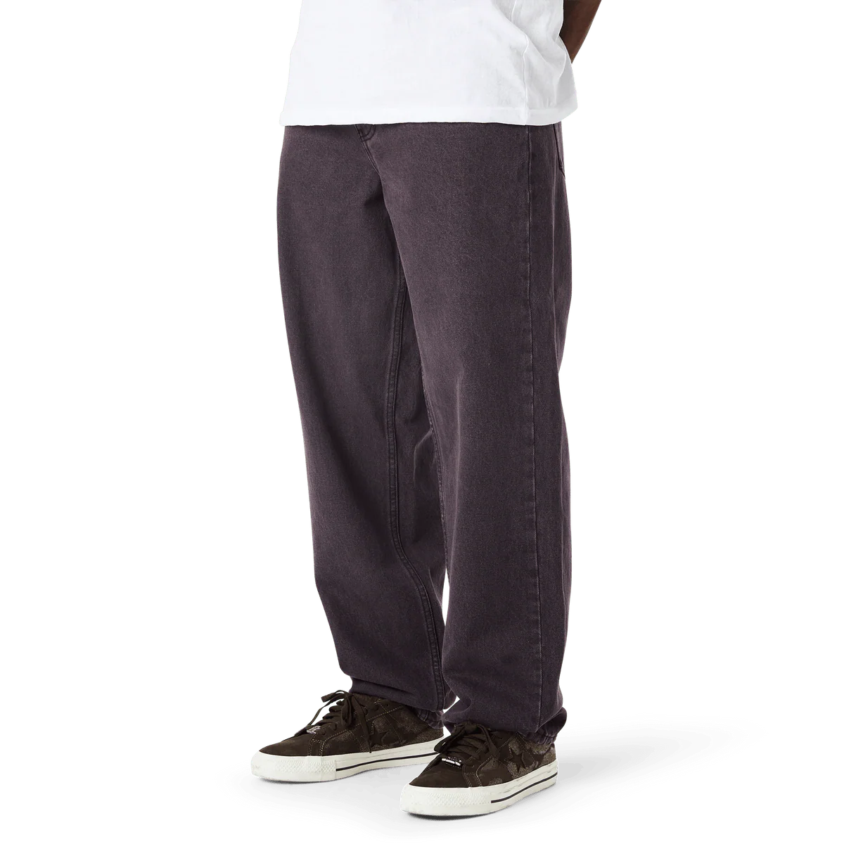 Huf Cromer Washed Jean Raisin 36