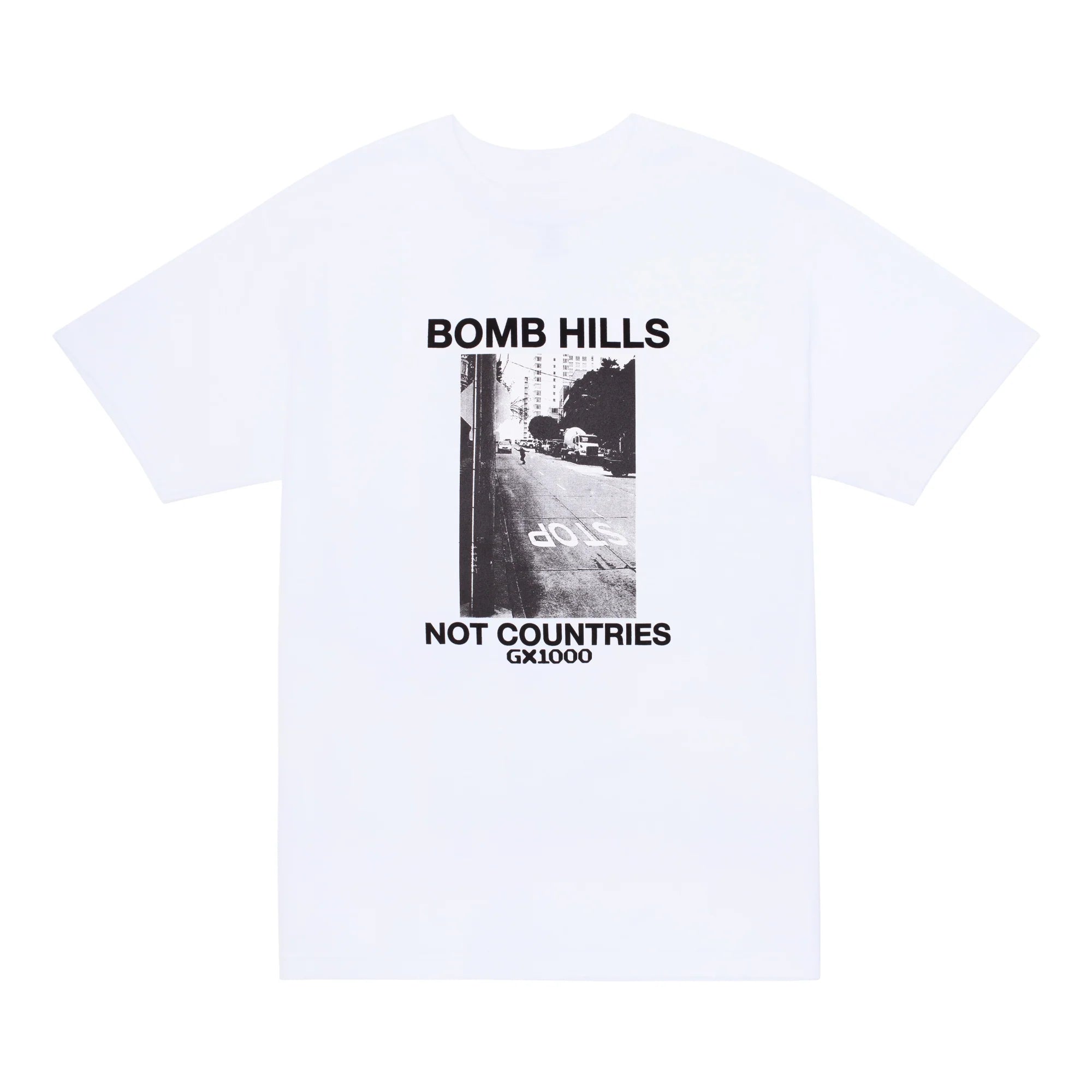 GX1000 Bomb Hills White T-Shirt Medium