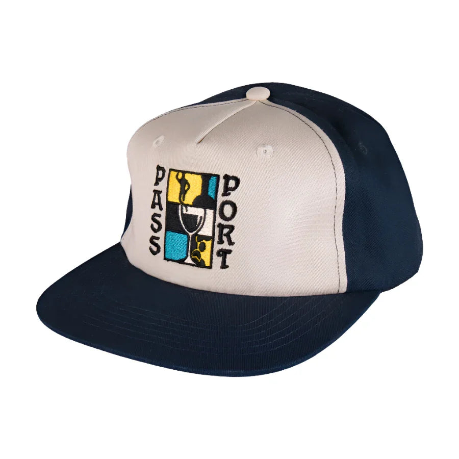 Passport Dine Em Workers Cap Blue/White