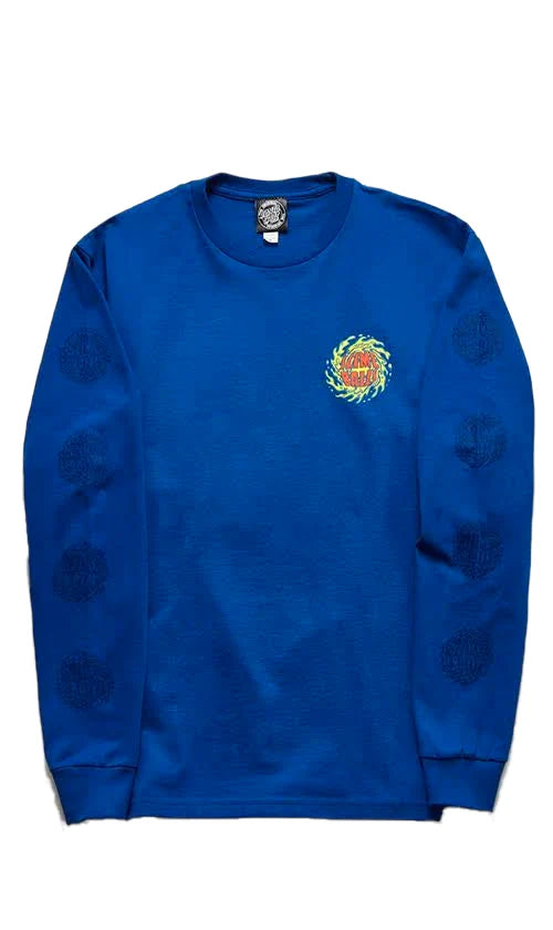 Santa Cruz Slime Balls Royal Blue Long Sleeve Large
