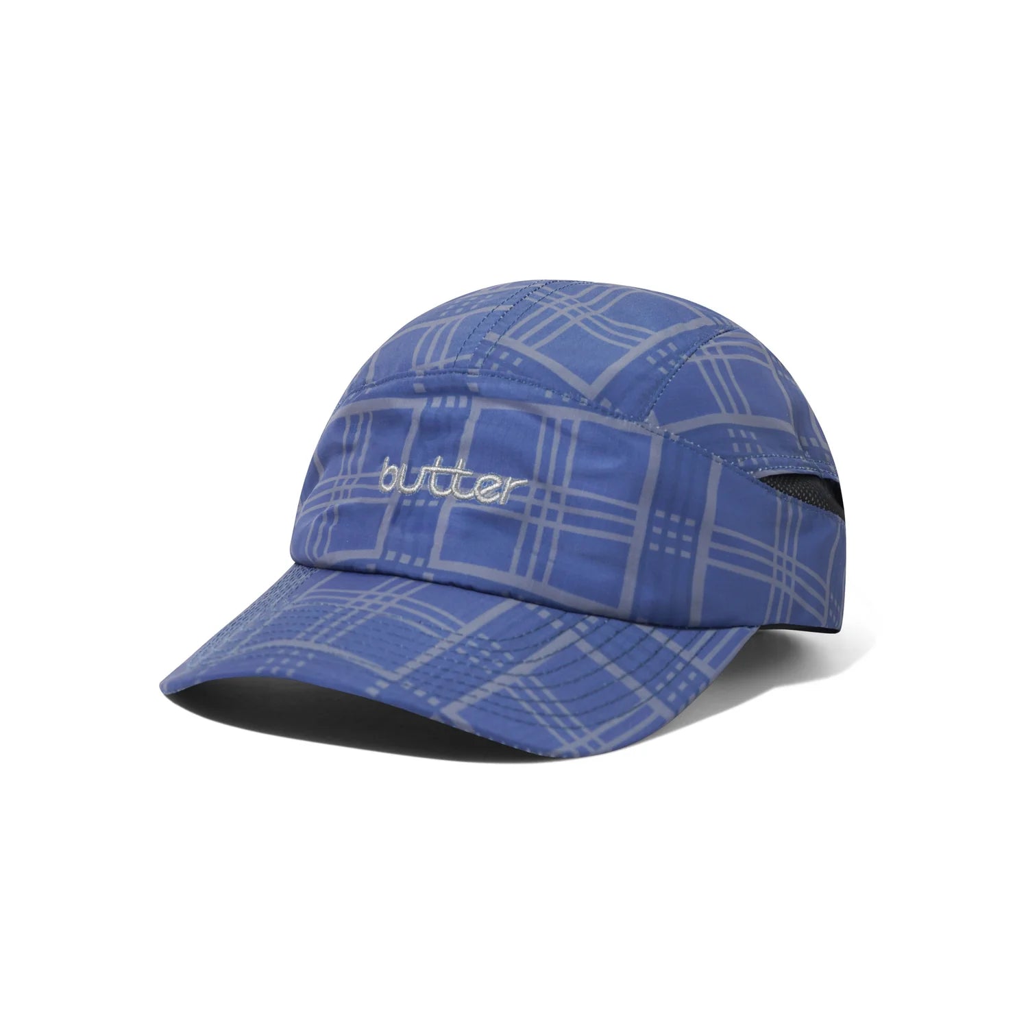 Butter trail hat blue plaid