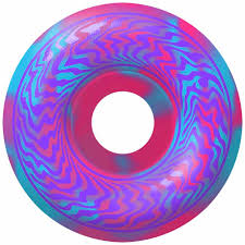 Spitfire F4 classics 53mm blue/pink swirls