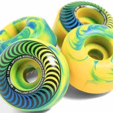 Spitfire F4 classics blue/yellow swirl 54mm