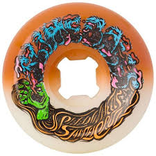 Slime balls 56 mm white/orange