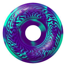 Spitfire F4 classics blue swirl 52mm