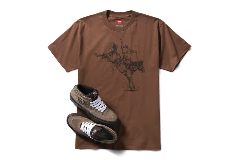 Vans Skate Pedro Brown Cowboy T-Shirt XXL