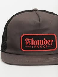 Thunder patch black trucker