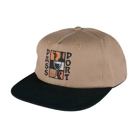 Passport Dine Em Workers Cap Black/Brown
