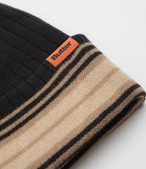 Butter goods crest beanie Black